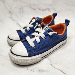 Converse Chuck Taylor All Star Blue Pull On Toddler Shoes Sneakers Boys 9